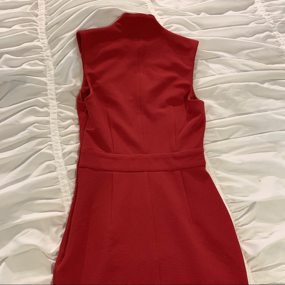 TIGERMIST - Red Deep Plunge Dress - Picture 3 of 4